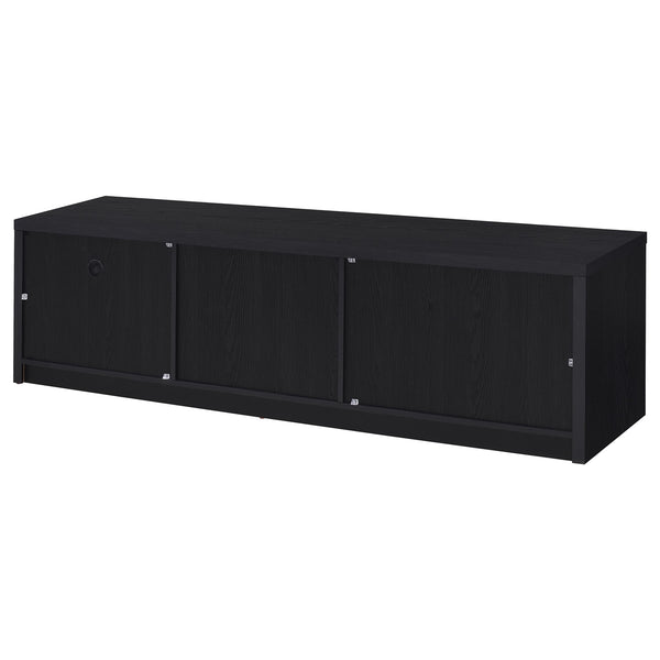 Coaster Murray 70-Inch 2-Door Tv Stand Media Console Black