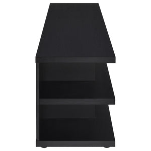 Coaster Cartmill 78-Inch 2-Tier Tv Stand Media Console Black