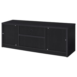 Coaster Winfield 60-Inch 2-Door Tv Stand Media Console Black