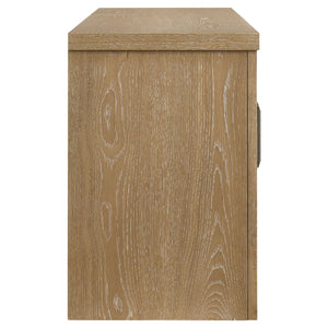 Coaster Brenham 79-Inch 4-Door Tv Stand Media Console Washed Oak