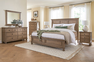 Aspen Home Oxford Tan King Panel Bed