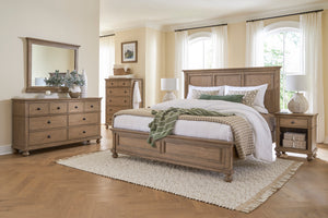 Aspen Home Oxford Tan King Panel Bed