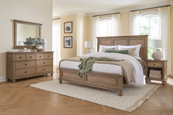 Aspen Home Oxford Tan Queen Panel Headboard