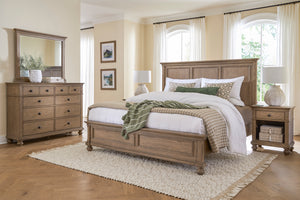Aspen Home Oxford Tan King Panel Bed