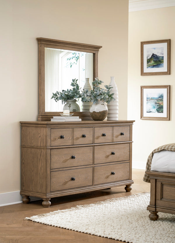 Aspen Home Oxford Tan 6-Drawer Dresser
