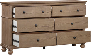Aspen Home Oxford Tan 6-Drawer Dresser
