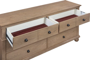 Aspen Home Oxford Tan 6-Drawer Dresser