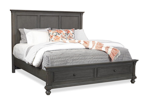 Aspenhome Oxford Peppercorn King Panel Headboard
