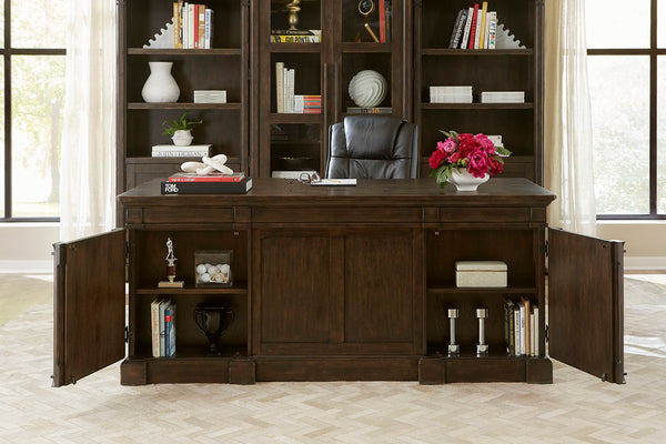 Aspenhome Jackson 72" Executive Desk in Turkish Coffee