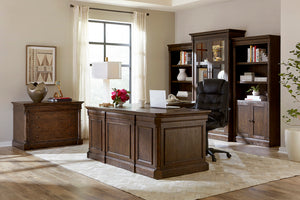 Aspenhome Jackson 72" Executive Desk in Turkish Coffee