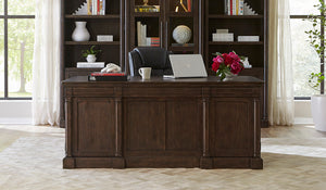 Aspenhome Jackson 72" Executive Desk in Turkish Coffee