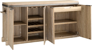 Aspen Home Modern Loft Sideboard in Modern Khaki