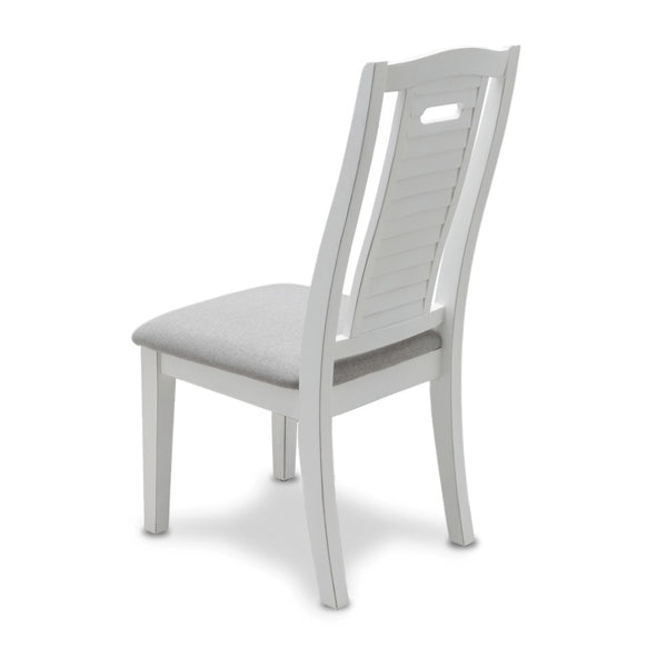 Seawinds Islamorada Distressed Taupe Shutter Back Dining Chair