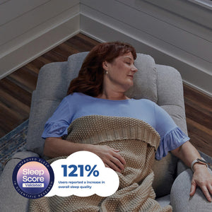 Flexsteel Zero Gravity Zecliner Model 1 Fabric Power Sleep Recliner with Power Headrest & Lumbar in Dove