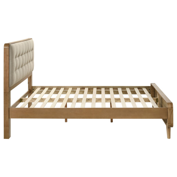 Coaster Robyn Wood California King Platform Bed Light Ash