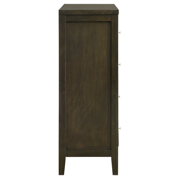 Coaster Wilkes 4-Drawer Chest Of Drawers Dark Cocoa