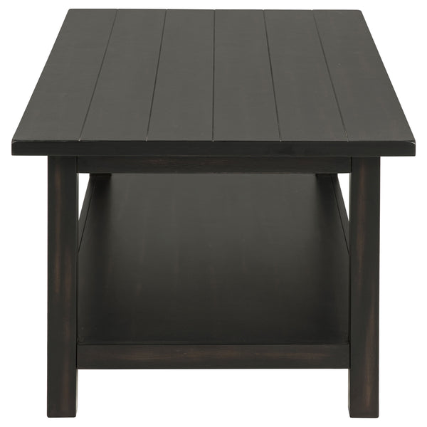 Coaster Payne 2-Piece Coffee & 1-Drawer End Table Set Java