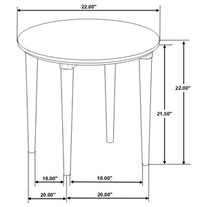 Coaster Aldis 3-Piece Coffee & End Table Set White