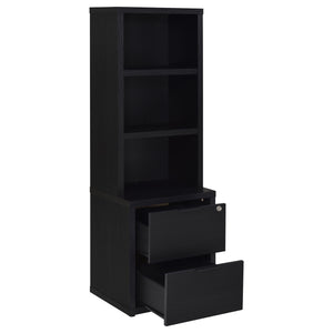 Coaster Westpark 3-Piece Full Bedroom Set Bookcase Headboard Black