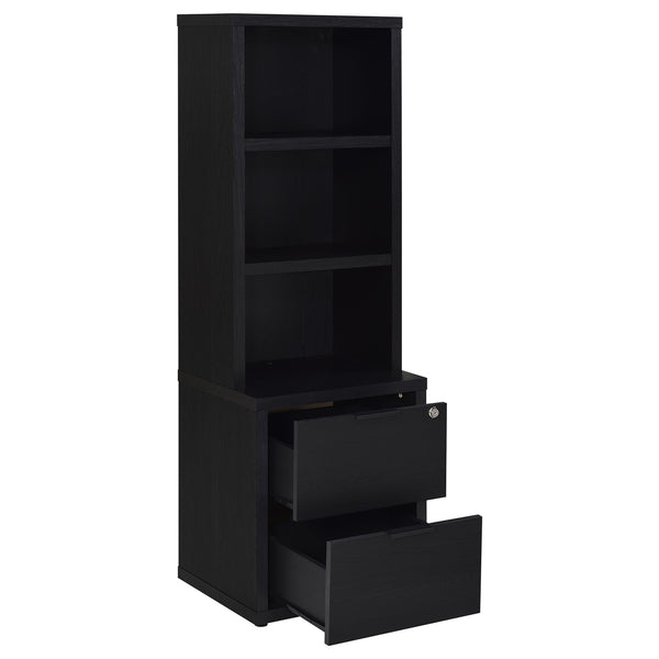 Coaster Westpark 3-Piece Full Bedroom Set Bookcase Headboard Black