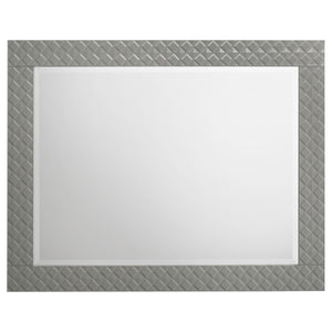 Coaster Ives 4-Piece Queen Bedroom Set Grey High Gloss