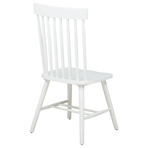 Coaster Andrews Windsor Spindle Back Dining Side Chair White