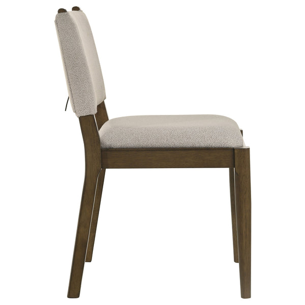 Coaster Ottowa Upholstered Dining Side Chair Brown