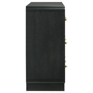 Coaster Cavelle 6-Drawer Dresser Cabinet Black