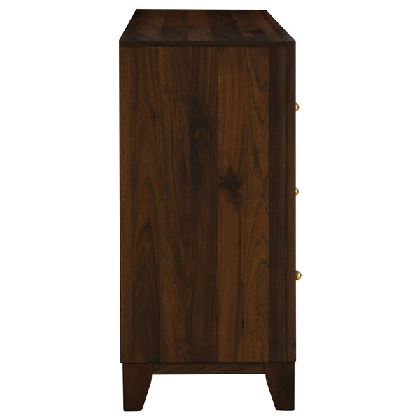 Coaster Welsley 6-Drawer Dresser Cabinet Walnut