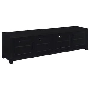 Coaster Jupiter 3-Piece Entertainment Center 79-Inch Tv Stand Black
