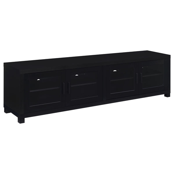 Coaster Jupiter 3-Piece Entertainment Center 79-Inch Tv Stand Black