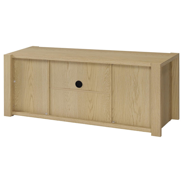 Coaster Laurelton 3-Piece Entertainment Center Tv Stand Light Oak