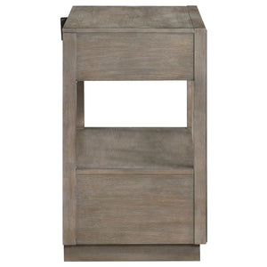 Coaster Durango 2-Drawer Nightstand Bedside Table Taupe Oak
