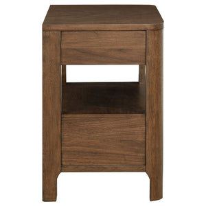 Coaster Maderia 2-Drawer Nightstand Bedside Table Walnut