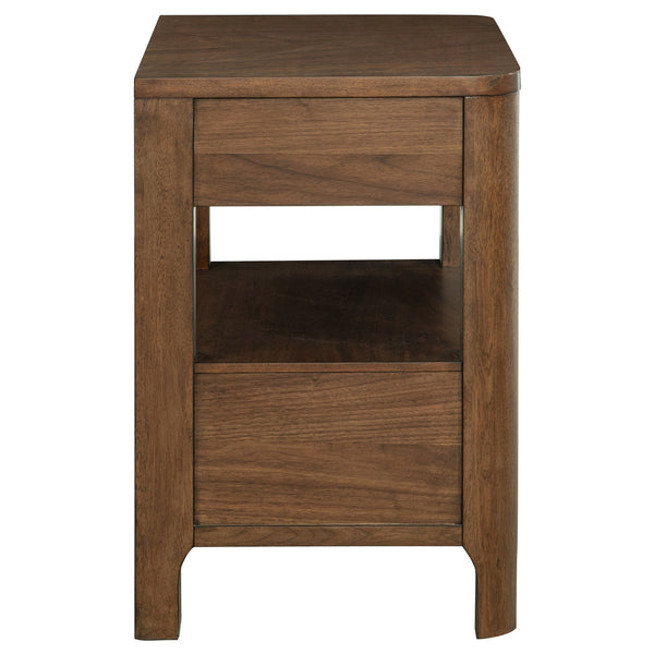 Coaster Maderia 2-Drawer Nightstand Bedside Table Walnut