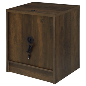 Coaster Westpark 2-Drawer Nightstand LED Lights & Usb Dark Pine