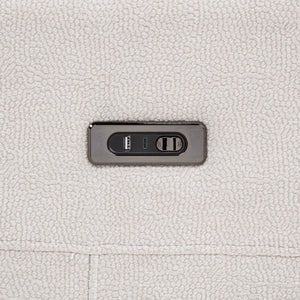 Coaster Kennett Chenille Upholstered Power Reclining Sofa Ivory