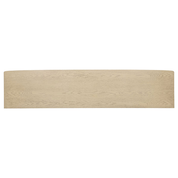 Coaster Kailani 79-Inch 4-Door Cane Tv Stand Media Console Beige Oak