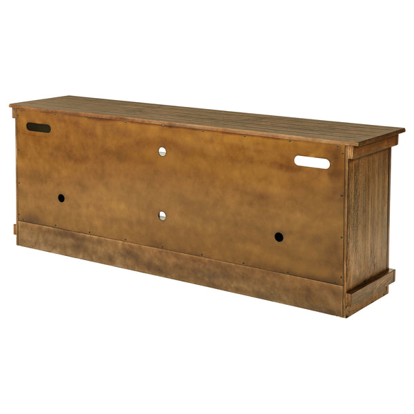 Coaster Payne 70-Inch Tv Stand Media Console Distressed Brown