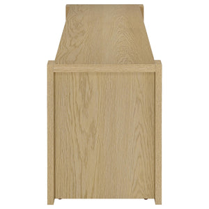 Coaster Laurelton 60-Inch 2-Door Tv Stand Media Console Light Oak