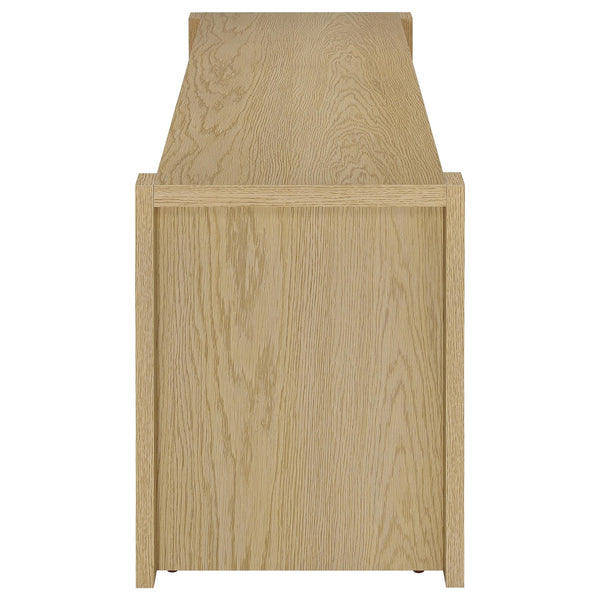 Coaster Laurelton 60-Inch 2-Door Tv Stand Media Console Light Oak