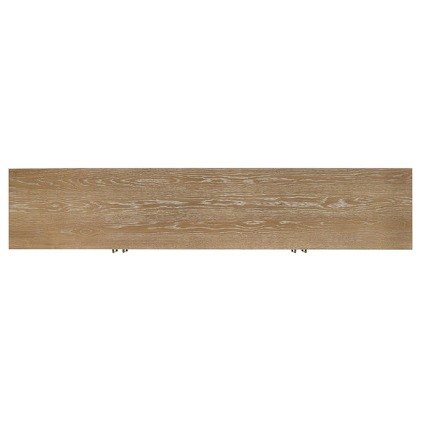 Coaster Brenham 79-Inch 4-Door Tv Stand Media Console Washed Oak