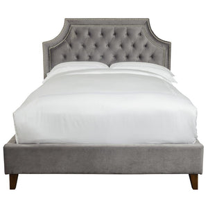 Parker House Jasmine King Bed Flannel Grey