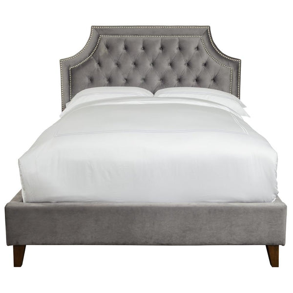 Parker House Jasmine King Bed Flannel Grey