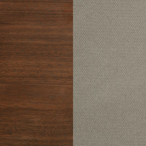 Coaster Maderia 57-Inch Upholstered California King Panel Bed Walnut