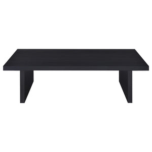 Coaster Max 3-Piece Rectangular Coffee & End Table Set Black