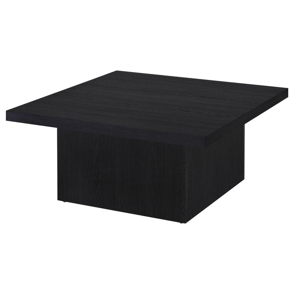 Coaster Devar 3-Piece Square Cocktail Coffee End Table Set Black