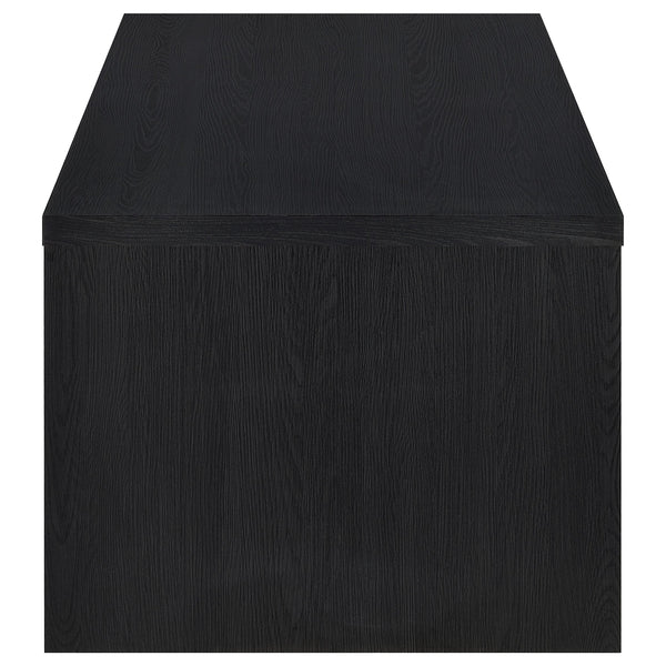Coaster Knapp Lift Top Cocktail Coffee Table With Dual Drawers Black