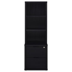 Coaster Westpark 3-Piece Twin Bedroom Set Bookcase Headboard Black