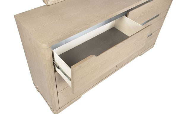 Coaster Ladera 6-Drawer Bedroom Dresser Light Elm